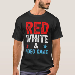 7月4日ビデオゲーマー独立記念日 Tシャツ