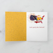 7月4日ビールとスパーカー カード (内部)