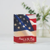 7月4日ピクニック独立記念日招待状 招待状 (スタンド正面)