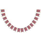 7月4日ピックボール赤白青イエローボール バンティングフラッグ (全)