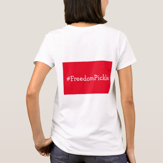 7月4日ファイアーワークホリデーフリーダムピクル Tシャツ (裏面)