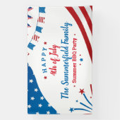 7月4日ファミリーサマーBBQパーティー 横断幕 (縦)