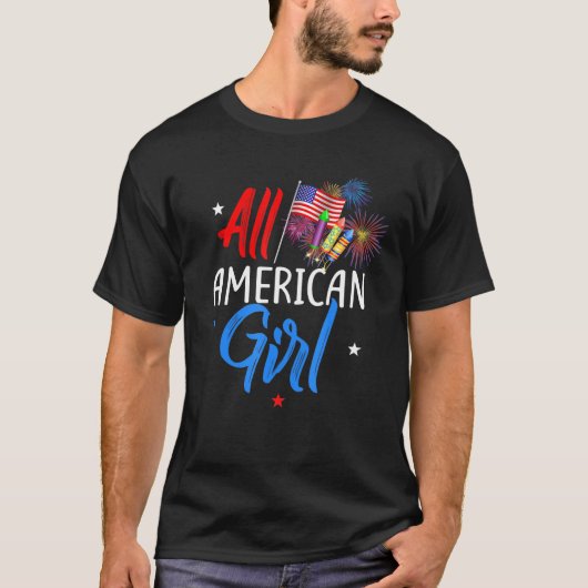 7月4日ファミリーマッチングシャツ全米Gi Tシャツ (正面)