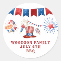 7月4日ファミリー名BBQ