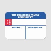 7月4日ファミリー懇親会名 名札 (正面)