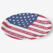 7月4日ファミリー懇親会紙プレート ペーパープレート (アングル)