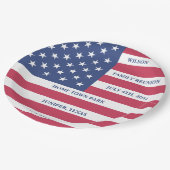 7月4日ファミリー懇親会紙プレート ペーパープレート (アングル)