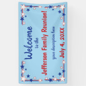 7月4日ファミリー懇親会赤白青 横断幕 (縦)