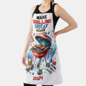 7月4日ファミリー懇親会Bakyard Bbqパーティー エプロン (インサイチュ)