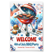 7月4日ファミリー懇親会Bakyard Bbqパーティー フォトプリント (正面)