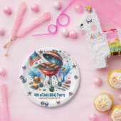 7月4日ファミリー懇親会Bakyard Bbqパーティー ペーパープレート (パーティー)