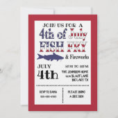 7月4日フィッシュフライ招待状 招待状 (正面)