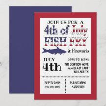 7月4日フィッシュフライ招待状