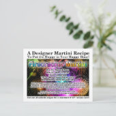 7月4日フィレクラッカーマーティーニレシピはがき ポストカード (スタンド正面)