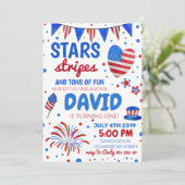 7月4日フィレクラッカー愛国少年 招待状 (スタンド正面)