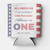 7月4日フィレクラッカー第1回バースデーパーティーのお願い 缶クーラー (正面)