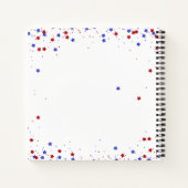 7月4日フォイル風船スターストライプズ – ノートブック (裏面)