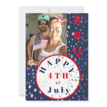 7月4日フォト赤白青スターBBQ