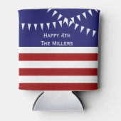 7月4日フラッグカスタマイズ可能クーラーボックス 缶クーラー (正面)