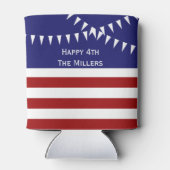 7月4日フラッグカスタマイズ可能クーラーボックス 缶クーラー (裏面)