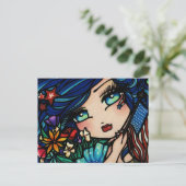 7月4日フラッグスターマーメイドファンタジーはがき ポストカード (スタンド正面)