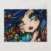 7月4日フラッグスターマーメイドファンタジーはがき ポストカード (正面)