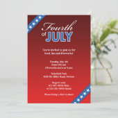 7月4日フラット招待状 招待状 (スタンド正面)