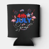 7月4日フラミンゴ分隊フラミンゴ愛好家グループ 缶クーラー (裏面)