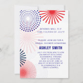 7月4日ブライダルシャワーへの招待7月4日 招待状 (正面)