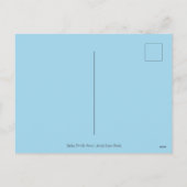 7月4日ブルーバードツイート、アメリカ国旗かわいい シーズンポストカード (裏面)