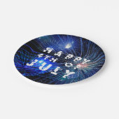 7月4日ブルーフエパーティー ペーパープレート (アングル)