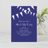 7月4日ブルーフラッグパーティの招待状 招待状 (スタンド正面)