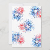 7月4日プールパーティの招待状 招待状 (裏面)