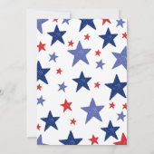 7月4日ベビーシャワー招待状7月4日シャワー 招待状 (裏面)