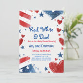 7月4日ベビーシャワー招待状7月4日 招待状 (スタンド正面)