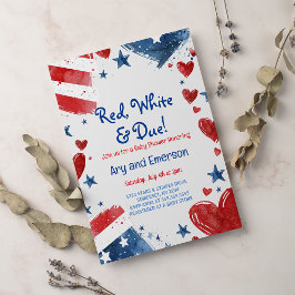 7月4日ベビーシャワー招待状7月4日 招待状