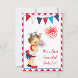 7月4日ベビーシャワー招待状 招待状