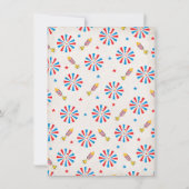 7月4日ベビーシャワー招待状 招待状 (裏面)