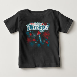 7月4日ベビー黒Tシャツ ベビーTシャツ