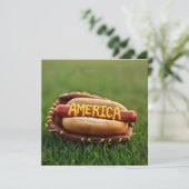 7月4日ホット・ドッグ・イン・ベースボール・グローブ 招待状 (スタンド正面)