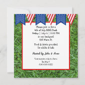 7月4日ホット・ドッグ・イン・ベースボール・グローブ 招待状 (裏面)