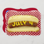 7月4日ホリデーパーティー 招待状 (正面/裏面)