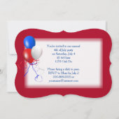 7月4日ホリデーパーティー 招待状 (裏面)