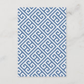 7月4日ホワイトブルー結婚ホテル エンクロージャーカード (裏面)