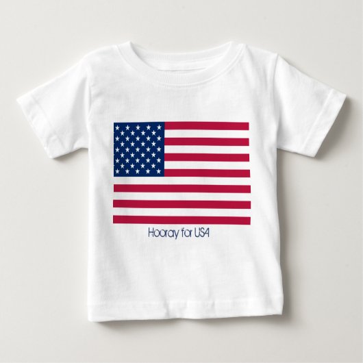 7月4日ホーレイUSA ベビーTシャツ (正面)