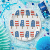 7月4日ポップシクル7月4日の独立記念日 ペーパープレート (パーティー)