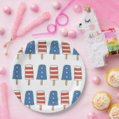 7月4日ポップシクル7月4日の独立記念日 ペーパープレート (パーティー)