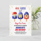 7月4日ポプシクルズキッドボーイ2nd誕生日パーティー 招待状 (スタンド正面)