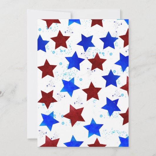 7月4日ポプシクル男の赤ちゃん1st誕生日パーティー 招待状 (裏面)