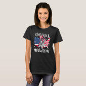 7月4日マイオビカン猫アメリカ独立 Tシャツ (正面フル)